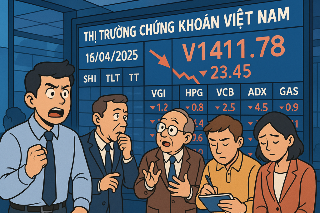Cổ phiếu nổi bật: Xu hướng thị trường ngày 16/04/2025