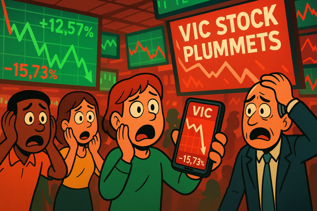 Cổ phiếu VIC giảm mạnh dù đã tăng trưởng ấn tượng