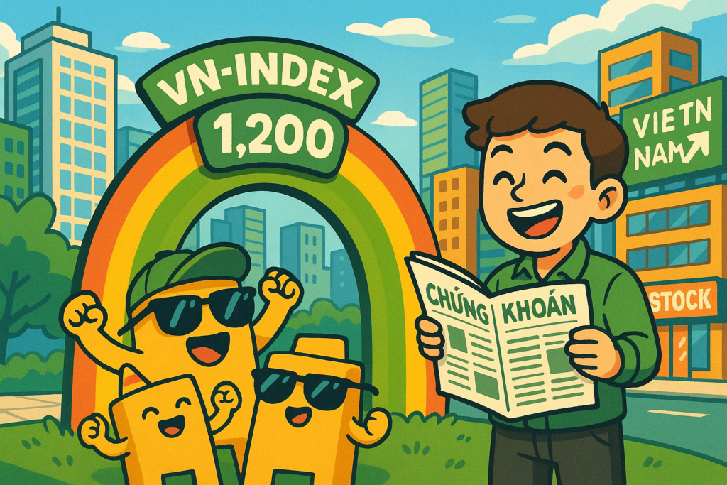 VN-Index Củng Cố Trên Ngưỡng 1.200 Điểm