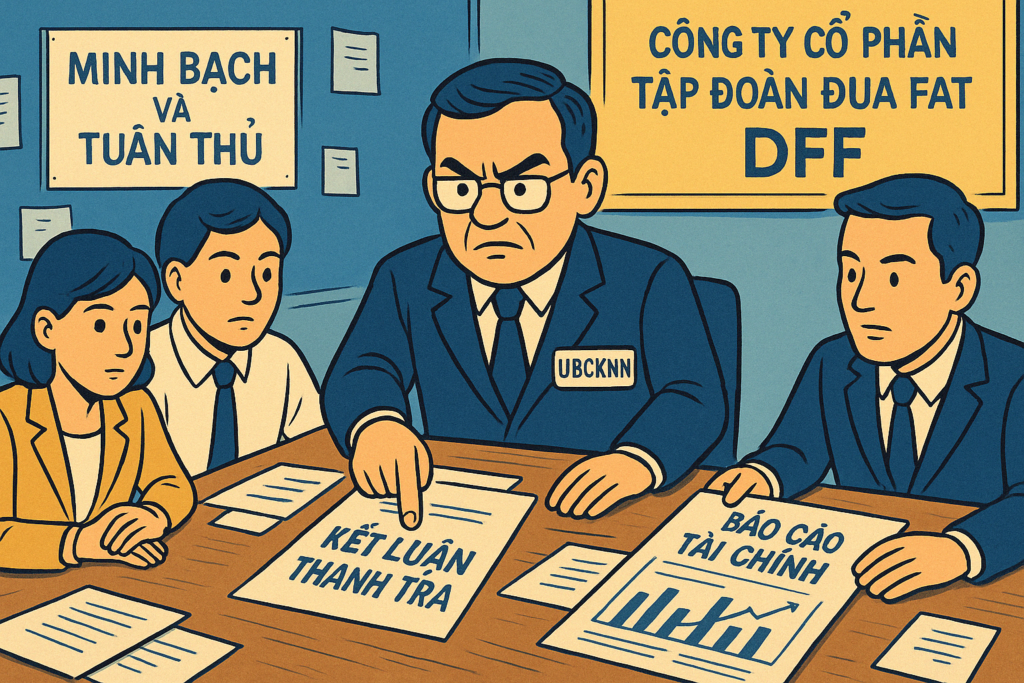 DFF Bị Thanh Tra: Loạt Vi Phạm Công Bố Thông Tin