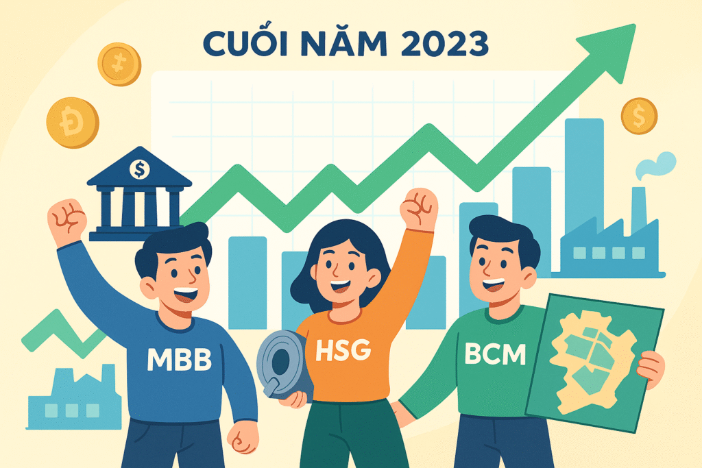 Dự báo tích cực về cổ phiếu MBB, HSG và BCM trong quý cuối năm 2023