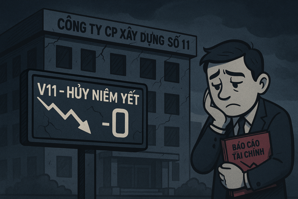 Vinaconex 11 bị hủy giao dịch sau 14 năm liên tiếp thua lỗ