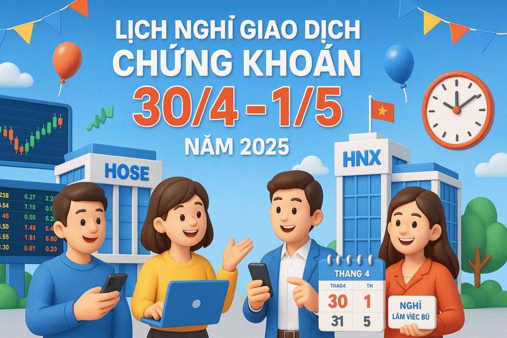 Lịch Nghỉ Giao Dịch Chứng Khoán Dịp Lễ 30/4 Và 1/5 Năm 2025