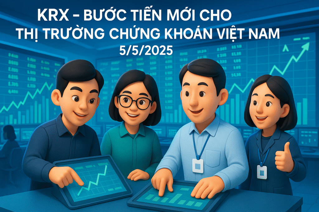 Hệ thống chứng khoán KRX chính thức vận hành từ 5/5/2025