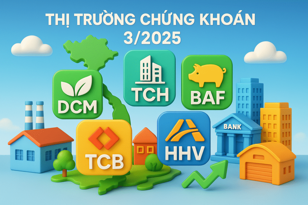 Top 5 cổ phiếu đáng đầu tư tháng 3/2025