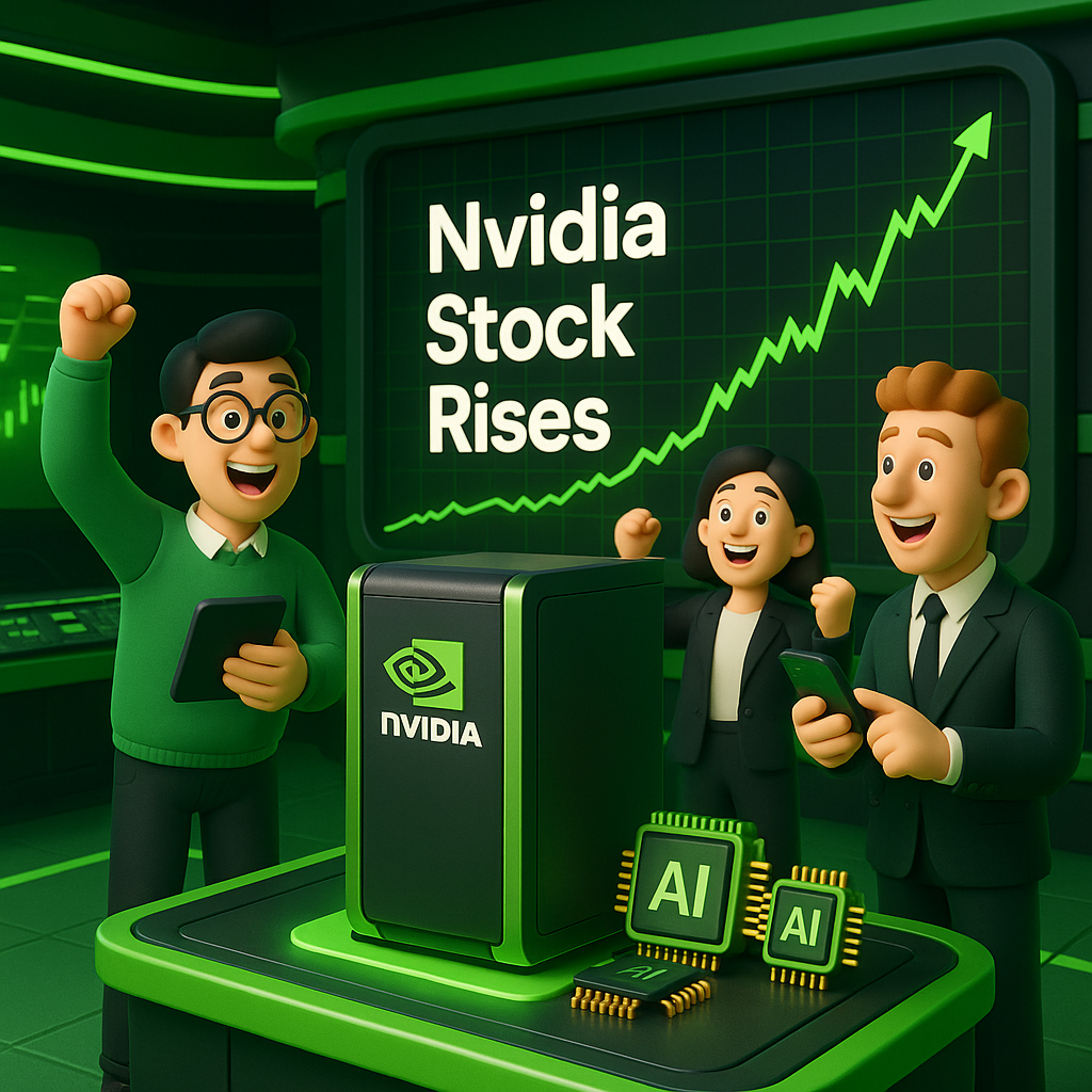 Nvidia Stock Rises Sau Loạt Sản Phẩm AI Đột Phá