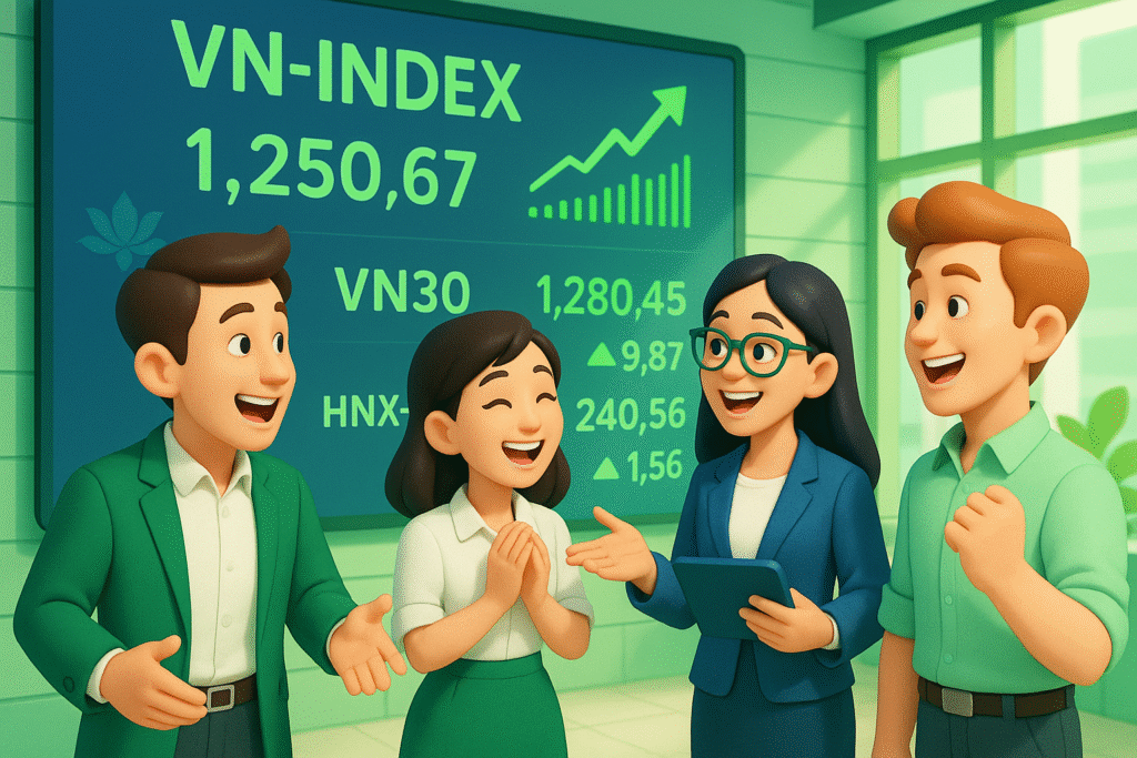 Diễn biến tích cực của thị trường chứng khoán Việt Nam ngày hôm nay